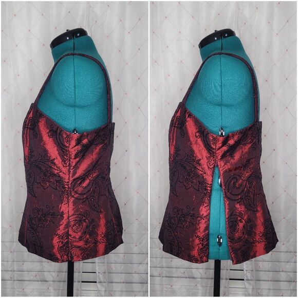 Vtg 90s Whimsical Whimsigoth Dark Romance Vampy Vampire Top Bolero Jacket‎ Sz 16 - Picture 2 of 7